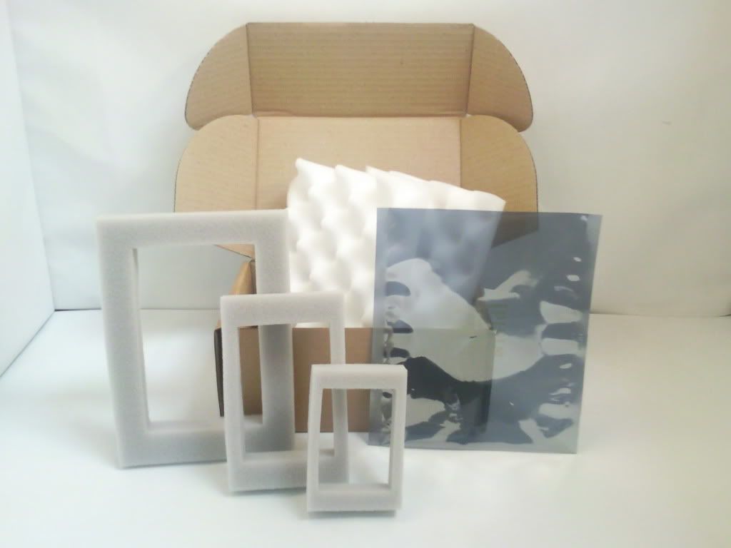 Hard Drive Packaging / Post / Storage / Ideal RMA Box with Moulded Foam